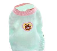 Almeigrity Chaleco para Gatos Moda Lindo Delgado Transpirable Cómodo Previene la Pérdida de Cabello Camisas de Verano para Perros para Interiores y Exteriores (SG)