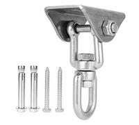 Almeigrity Hamaca giratoria de Acero Inoxidable Gancho para Colgar Placa Fija Accesorio para Silla Colgante