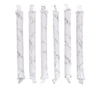 Almeigrity Juego de 6 Varillas para rizar sin Calor, Herramienta de Peinado de satén de Seda, botón de presión Suave, Varilla para rizar sin Calor, Diadema para Dormir Durante la