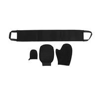 Almeigrity - Kit aplicador de manopla autobronceadora de Doble Cara, Guante Exfoliante, aplicador de loción para Espalda, 4 Unidades