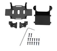 Almeigrity RC Rear Shock Tower Aluminium Alloy ESC Bracket Battery Tray For AXIAL 1/24 SCX24 Replacement for Ford Bronco (Negra)