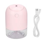 Almeigrity USB Mini humidificador de sincronización de escritorio para coche, oficina, purificador de aire, atomizador con luces LED (Roja)