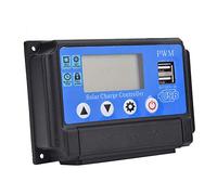 Almeigrity YCX-002 10-60A Regulador de panel solar Controlador de carga PWM 12V/24V Seguimiento de enfoque automático (YCX-002-50A)