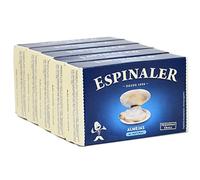 Almejas al natural Espinaler - Pack de 5 latas - Conservas Gourmet de almejas - Almejas en conserva para tu aperitivo - Almejas gourmet para facilitar tus recetas