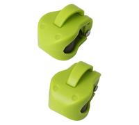 Almencla 2 Piezas Soporte Multifuncional para Caña de Pescar Clips Sujetadores Fijadores Antideslizantes Material PP para Pesca Al Aire Libre Transporte de Equ, Verde