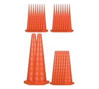 Almencla 22 Tapones de Goma para Servicio de Aceite Hidráulico de Color Naranja para Taponar Sistemas Mecánicos