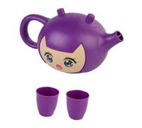 Almencla 3 Piezas Teapot Juguete para Juegos de Trucos Incluye Kit Accesorios de Cocina Y Fabricado en PP Adecuado para Fiestas CU, Violeta