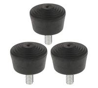 Almencla 3pcs Pies de Trípode de Goma Almohadilla Antideslizante Tornillo de 1/4 ''para Monopie Pequeño Negro