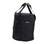 Almencla Bolsa Portátil para Calentador de Mesa Contenedor Estufa de Camping Organizador de Artículos de Cocina Picnic Doble Asa Y Cremallera Resistente para S, Negro