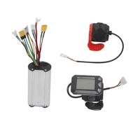 Almencla Controlador de Bicicleta Eléctrica Set de Accesorios con Pantalla Y Caja de Control de 36V 350W de Metal Adecuado para Mantenimiento Y Sustitución, Sin Cable