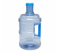 Almencla Cubeta de Almacenamiento Bidón Botella Recipiente con Asa Incorporada Material Alimenticio Diseño Adecuada para Camping Picnic Suministro de Agua en, 5L, Material PET Extra Grueso