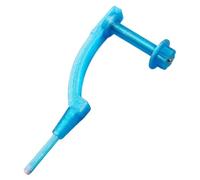 Almencla Fly Tying Bobinador Práctico Ligero Herramienta Pesca Accesorio Material PP Resistente Adecuado para Aficionados Entusiastas de Pesca con Mosca Activ, Azul, 10 cm x 4,55 cm