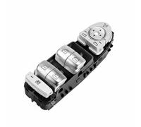 Almencla Interruptor de Ventana Eléctrica Panel de Control Conmutador Puerta Mando Espejos Reemplazo Plug And Play Encaje Interior Estético PC Adecuado para, Negro