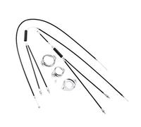 Almencla Juego de Carcasa de Cable de Freno Giroscópico para Bicicleta BMX Freno de Rotor Giratorio de Vástago Roscado de 1 '