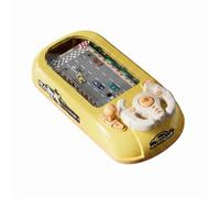 Almencla Juego de Carreras Infantil Simulador Coche Tablero Circuito Volante Botones Narrativos Desarrollo Capacidades Adecuado para Niños Diversión Familiar , Amarillo , Mejor RecargaRace