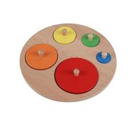 Almencla Juguete Educativo Fácil Agarre Tablero Encastrar Figuras, Sensorial, Clasificador Figuras, para Casa, Niños Pequeños