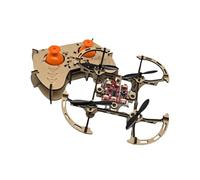 Almencla Kit de Avión RC de Madera para, Gadget Multifuncional, Modelo de Cuadricóptero Hecho a Mano
