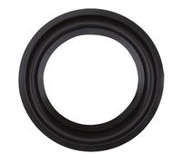 Almencla Kit de reparación Envolvente de Espuma para subwoofer de 7.6 cm, Anillos de Goma Perforados de 75 mm, Color Negro