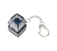 Almencla Llavero Teclado Mecánico Juguete Fidget Táctil Compacto Liviano Adecuado para Adultos Oficina Regalos, Negro, 1 Teclados