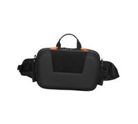 Almencla Lure Bag Bolsa Porta Señuelos para Aparejos de Pesca Estuche Impermeable Compartimento Amplio con Malla Transpirable Adecuado para Aficionados Pesca R, Negro
