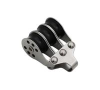 Almencla Marine Pulley Block Polea Triple Marina Bloque Trinquete Carrete Aparejo con Rodamientos de Bolas Acero Inoxidable 316 y Ruedas de, Style to 1