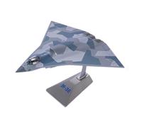 Almencla Modelo de Avión de J36 a Escala 1:144, Simulado para Estantería, Bar Y Sala de Estar.