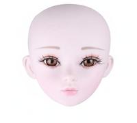 Almencla Muñeca Articulada con Cuerpo Flexible Figura de Colección Escala 60cm 23 Articulaciones Precisas Múltiples Accesorios para Personalización Material, Cabeza Maniquí Maquillaje