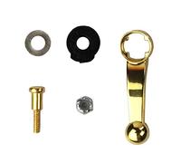 Almencla Palanca de Ajuste para Cortadora de Cabello Kit de Palanca de Metal Accesorios Cerámicos Trabajo de Precisión Compatible con Uso Personal Y Profesiona, Oro