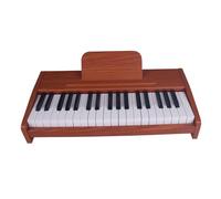 Almencla Piano Electrónico Infantil Teclado Piano Instrumento Musical Educativo Juguete Piano de Madera con Alimentación 4 AA Compacto Y Transportable para Pri, 37 teclas B
