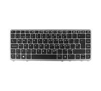 Almencla Repuesto Teclado Compatible para HP Elitebook 840 G1 Series Laptop, 11.42 x 5.91 x 0.2 Pulgadas