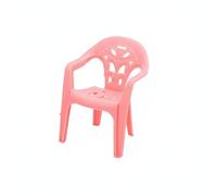 Almencla Silla Miniatura Taburete Silla Plástico Decorativo Decoración Apilable Realista Apto para Coleccionistas Juegos de Casa de Muñecas Desarrollo Creativo, Rosa