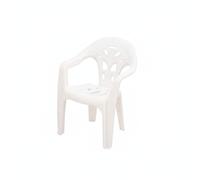 Almencla Silla Miniatura Taburete Silla Plástico Decorativo Decoración Apilable Realista Apto para Coleccionistas Juegos de Casa de Muñecas Desarrollo Creativo, Blanco