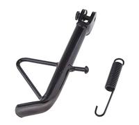 Almencla Soporte Lateral para Motocicleta Montaje de Pie Pata de Pie para Bicicleta, Scooter, Bicicleta Eléctrica, ATV - Negro 16 cm