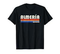 Almería Andalucía Estilo Retro Años 70 80 Camiseta