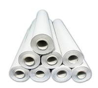 ALMERICORP Rollo papel camilla Crepado Liso Blanco | Pack 8 rollos para masaje y estética 45gr/m² (8)