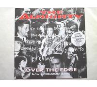 Almighty - Almighty Over The Edge 7" Polydor PO298 EX/EX 1993 numbered picture sleeve clear vinyl