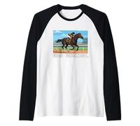 Almirante de Guerra, Carreras de Caballos, del Mar, Santa Anita, Caballo Camiseta Manga Raglan