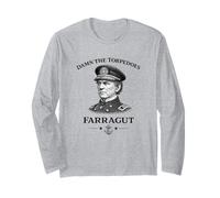Almirante Farragut Maldito los Torpedos Guerra Civil Manga Larga