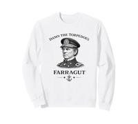 Almirante Farragut Maldito los Torpedos Guerra Civil Sudadera
