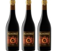 Almirez Vino Tinto con crianza - Intensidad y equilibrio en un Tinta de Toro con cuerpo, ideal para carnes, guisos y momentos de disfrute pausado | 3 botellas