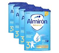 Almirón Advance 3, Leche en Polvo de Crecimiento para Bebé, Fórmula Patentada, Leche Almirón 3 con Vitaminas C y D, Sin Aceite de Palma, Ayuda al Sistema Inmunitario, Leche Bebé Desde 12 Meses, 800g
