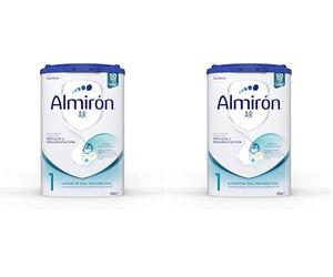 Almirón Advance AR1, Leche de Fórmula para Bebé Anti Regurgitación, desde Primer Día, 800g (Paquete de 2)