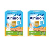 Almirón, Galletas para Bebé Sin Gluten, a partir de 4 Meses, 250g (Paquete de 2)