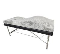 ALMLEU Colchón Curvo Colchón De Espuma For Pestañas, Cama Belleza For SPA, Topper Curvo, Salón, Anatómico For, Ondulada con Memoria For(Gray,60 * 180cm)