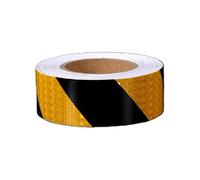 ALMLNLL Rollo de Cinta de precaución Reflective Tape, Tape, Red White,5 Centimeters Wide, 25 Meters Long