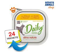 Almo Nature Cat Daily Pollo Comida Húmeda Para Gatos Bandeja 100 gr