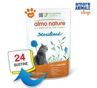Almo Nature Cat Holistic Esterilizado Pollo Comida Húmeda Gatos Sobre 70 gr