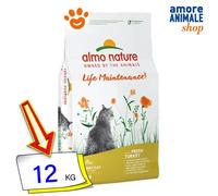 Almo Nature Holistic Cat - Pavo y Arroz 12 Kg Croquetas para Gatos