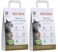 almo nature Cat Litter - Grain Texture - Arena 100% Natural para Gatos y Gatitos - Aglomerante, Absorbente, Biodegradable y compostable | Ideal para Gatos de Pelo Corto y Largo - Saco de 2,5 kg