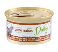 almo nature Daily - Alimento húmedo para Gatos Adultos en Dados, con Pavo y Pollo, Paquete de 2,04 kg (24 x 85 g)